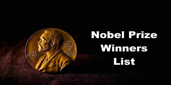 Nobel Prize Winners List PDF