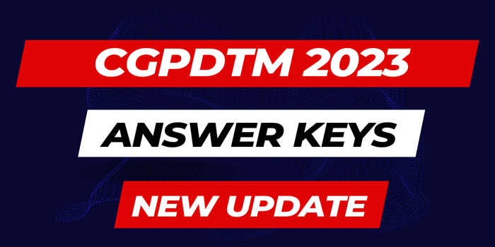 CGPDTM Answer Key 2024