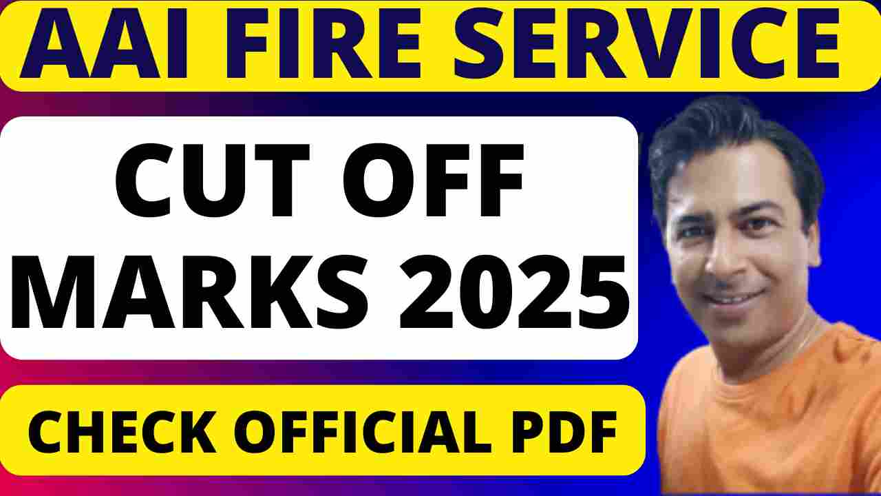 aai junior assistant cut off 2025