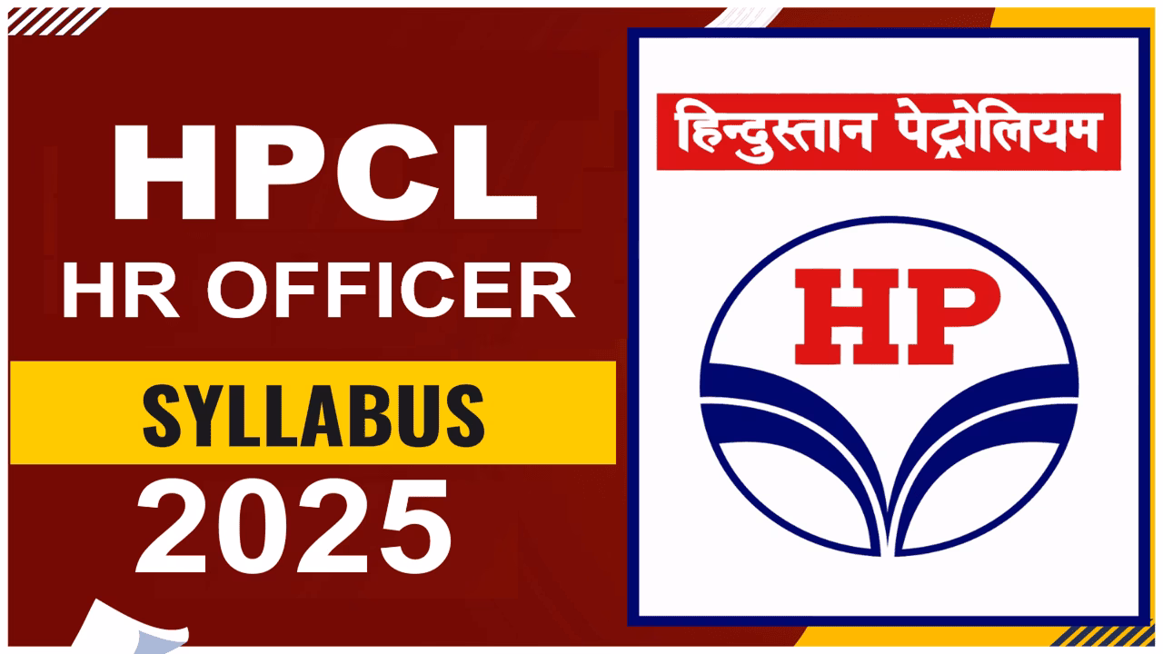 HPCL HR officer Syllabus 2025 PDF Download