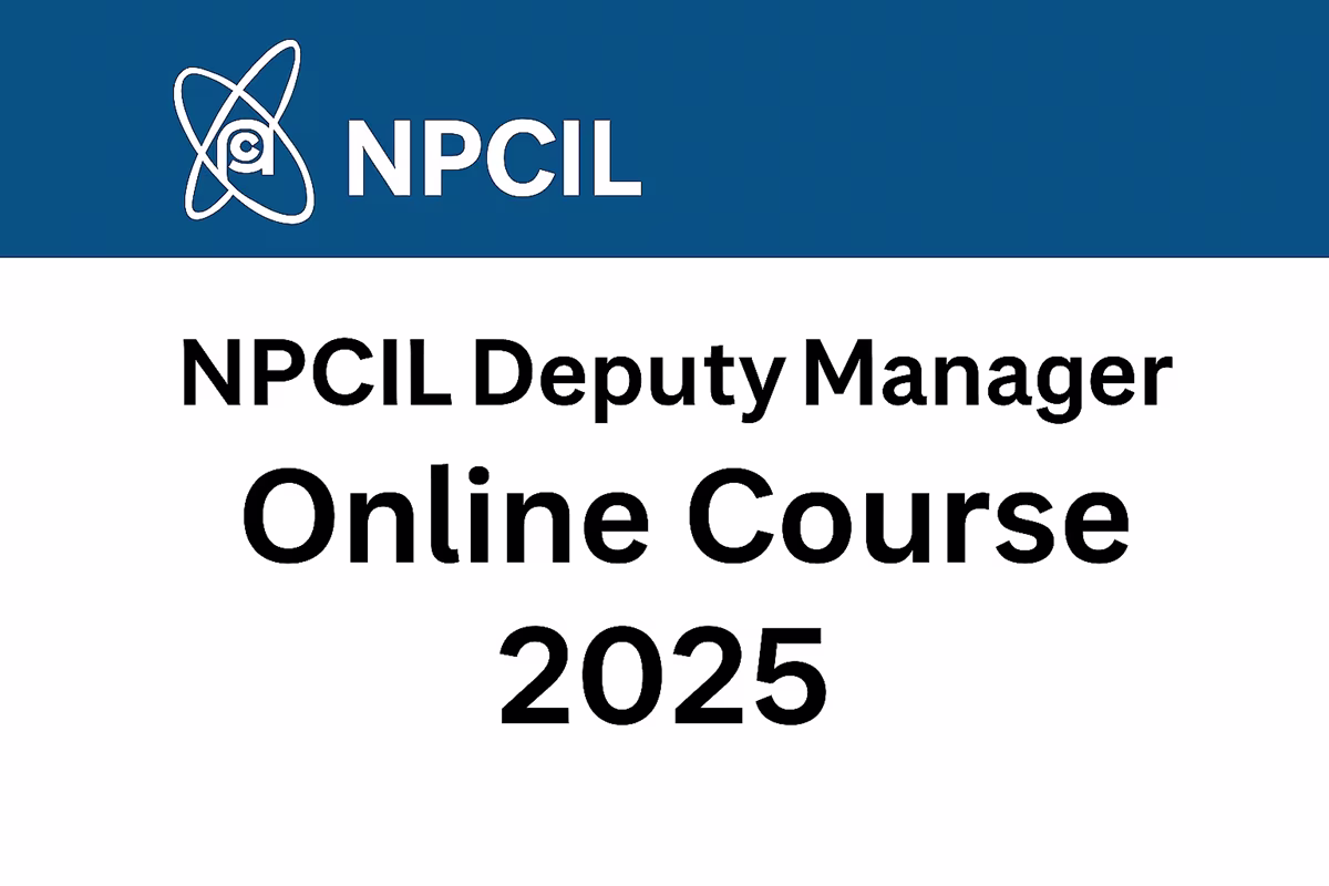 NPCIL Deputy Manage Coaching 2025