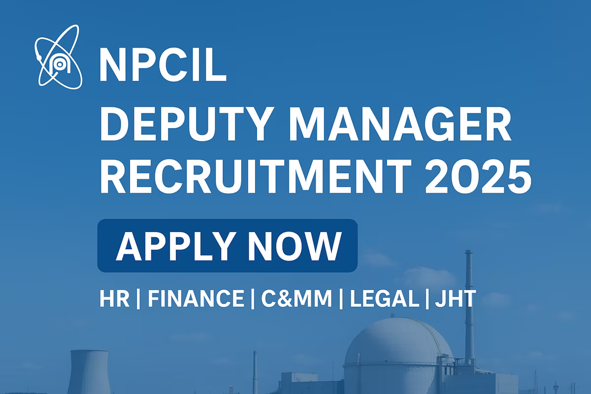NPCIL Deputy Manager Notification 2025