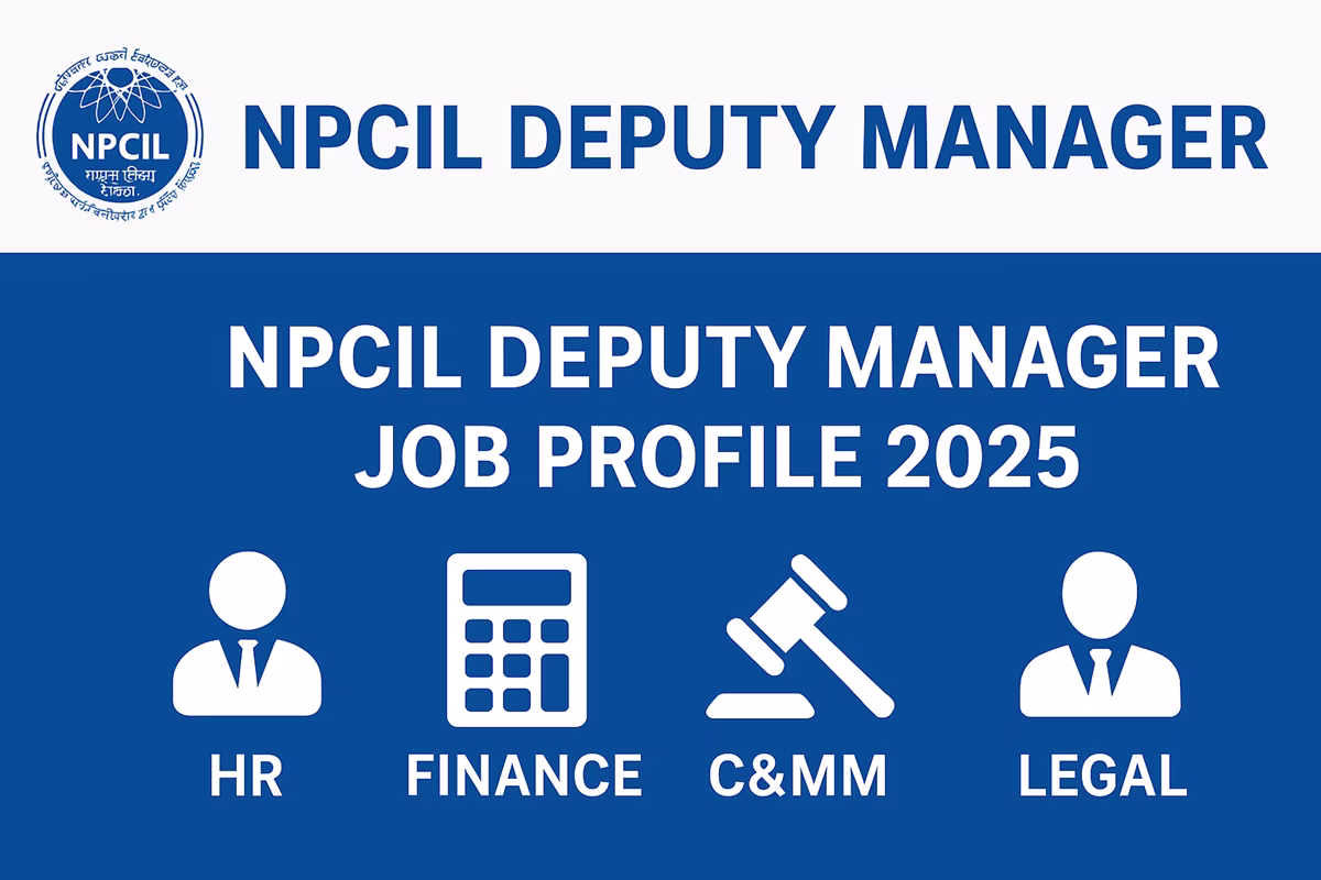 npcil deputy manager job profile 2025
